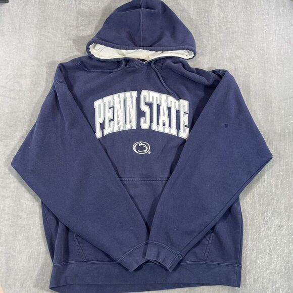 Penn State Mens XXL Navy Pullover Hoodie Vintage 90s‎ - Picture 1 of 8